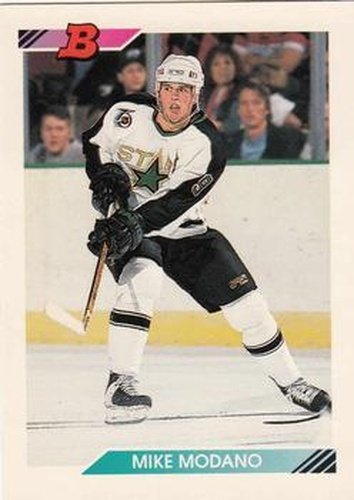 #151 Mike Modano - Minnesota North Stars - 1992-93 Bowman Hockey