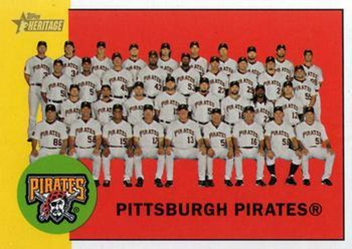 #151 Pittsburgh Pirates - Pittsburgh Pirates - 2012 Topps Heritage Baseball