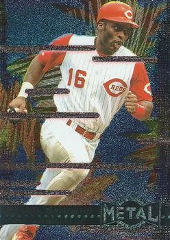 #151 Reggie Sanders - Cincinnati Reds - 1996 Metal Universe Baseball