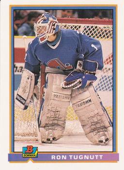 #151 Ron Tugnutt - Quebec Nordiques - 1991-92 Bowman Hockey