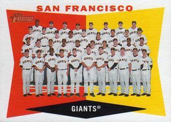 #151 San Francisco Giants - San Francisco Giants - 2009 Topps Heritage Baseball