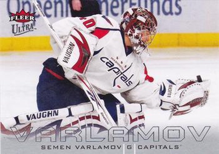 #151 Semen Varlamov - Washington Capitals - 2009-10 Ultra Hockey