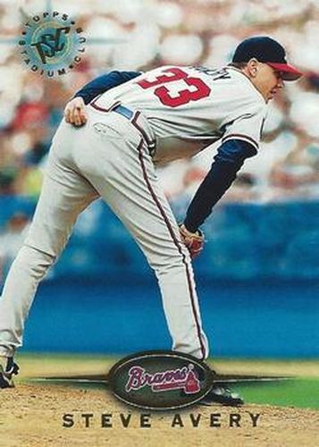 #151 Steve Avery - Atlanta Braves - 1995 Stadium Club Baseball