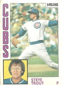 #151 Steve Trout - Chicago Cubs - 1984 O-Pee-Chee Baseball