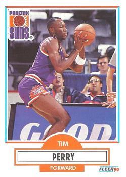 #151 Tim Perry - Phoenix Suns - 1990-91 Fleer Basketball