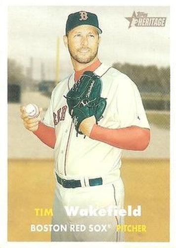 #151 Tim Wakefield - Boston Red Sox - 2006 Topps Heritage Baseball