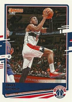 #151 Troy Brown Jr. - Washington Wizards - 2020-21 Donruss Basketball