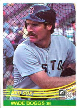 #151 Wade Boggs - Boston Red Sox - 1984 Donruss Baseball