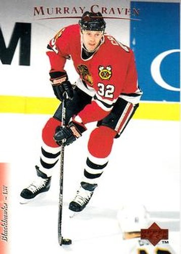 #151 Murray Craven - Chicago Blackhawks - 1995-96 Upper Deck Hockey