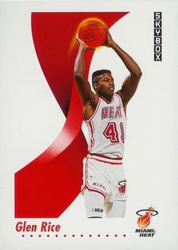 #151 Glen Rice - Miami Heat - 1991-92 SkyBox Basketball