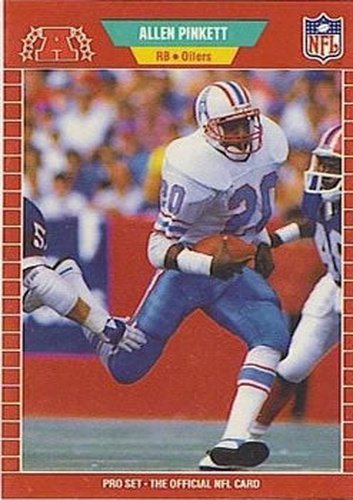 #151 Alleninkett - Houston Oilers - 1989 Pro Set Football