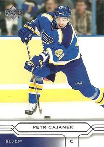 #151 Petr Cajanek - St. Louis Blues - 2004-05 Upper Deck Hockey