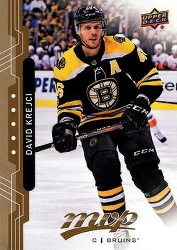 #151 David Krejci - Boston Bruins - 2018-19 Upper Deck MVP Hockey