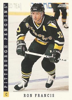 #151 Ron Francis - Pittsburgh Penguins - 1993-94 Score Canadian Hockey