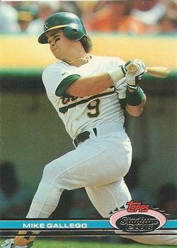 #151 Mike Gallego - Oakland Athletics - 1991 Stadium Club Baseball