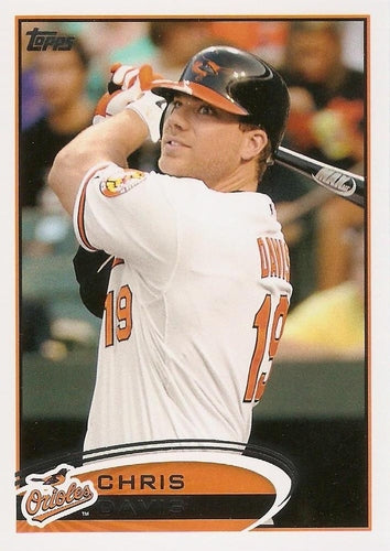 #151 Chris Davis - Baltimore Orioles - 2012 Topps Baseball