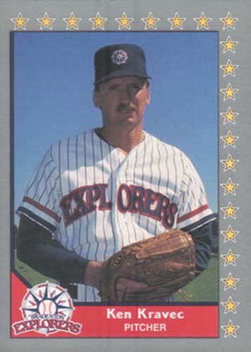 #151 Ken Kravec - Bradenton Explorers - 1990 Pacific Senior League Baseball