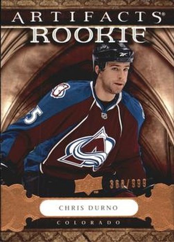 #151 Chris Durno - Colorado Avalanche - 2009-10 Upper Deck Artifacts Hockey