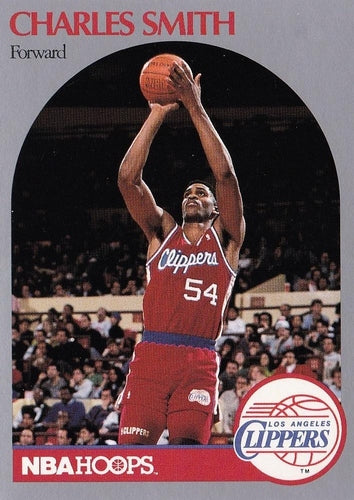 #151 Charles Smith - Los Angeles Clippers - 1990-91 Hoops Basketball