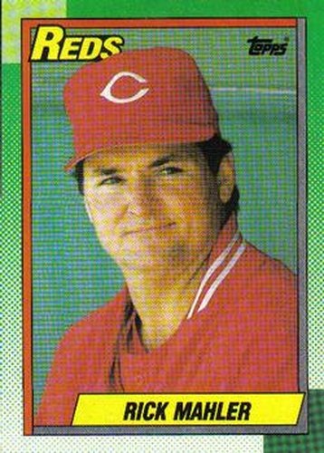 #151 Rick Mahler - Cincinnati Reds - 1990 Topps Baseball