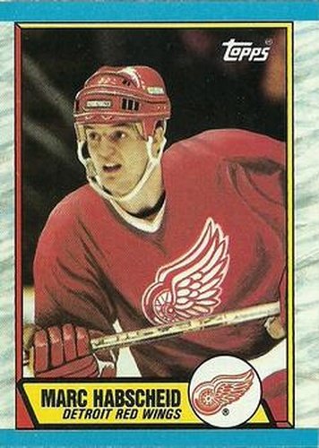 #151 Marc Habscheid - Detroit Red Wings - 1989-90 Topps Hockey