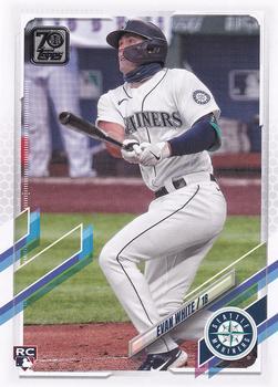#151 Evan White - Seattle Mariners - 2021 Topps Baseball
