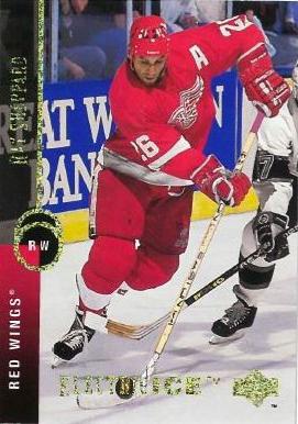 #152 Ray Sheppard - Detroit Red Wings - 1994-95 Upper Deck Hockey - Electric Ice