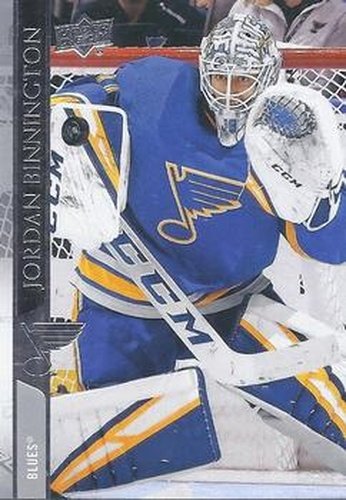 #152 Jordan Binnington - St. Louis Blues - 2020-21 Upper Deck Hockey