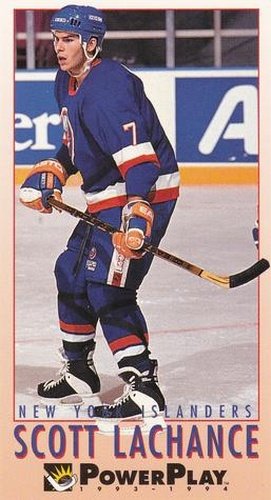 #152 Scott Lachance - New York Islanders - 1993-94 Fleer PowerPlay Hockey