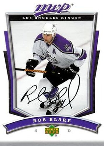 #152 Rob Blake - Los Angeles Kings - 2007-08 Upper Deck MVP Hockey