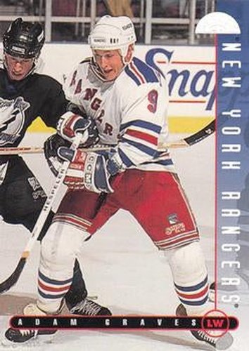 #152 Adam Graves - New York Rangers - 1995-96 Leaf Hockey