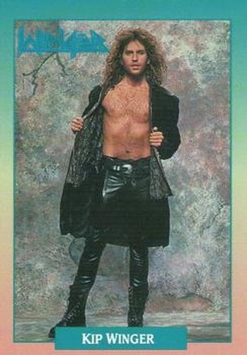#152 Kip Winger - 1991 Brockum Rock Cards