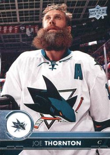 #152 Joe Thornton - San Jose Sharks - 2017-18 Upper Deck Hockey