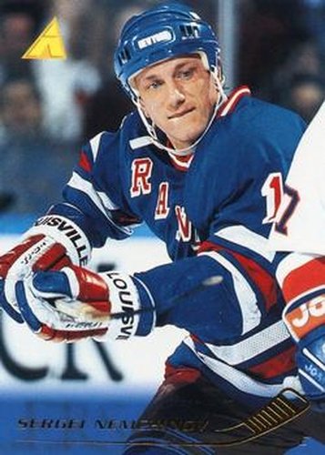 #152 Sergei Nemchinov - New York Rangers - 1995-96 Pinnacle Hockey