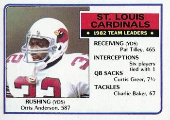 #152 Ottis Anderson - St. Louis Cardinals - 1983 Topps Football