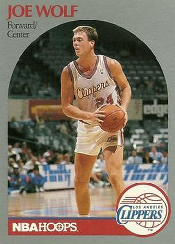 #152 Joe Wolf - Los Angeles Clippers - 1990-91 Hoops Basketball