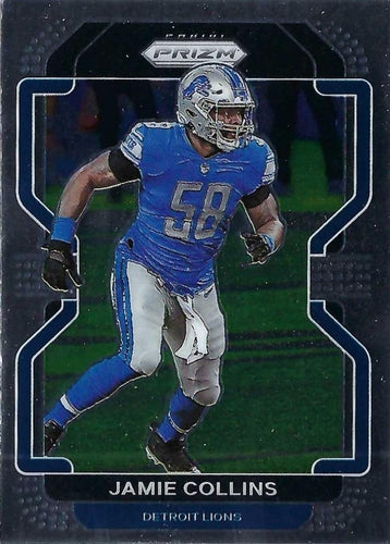 #152 Jamie Collins - Detroit Lions - 2021 Panini Prizm Football