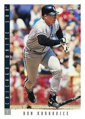 #152 Ron Karkovice - Chicago White Sox - 1993 Score Baseball