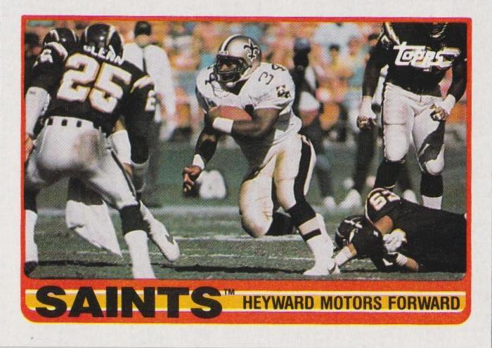 #152 Saints Team Leaders - Craig Heyward - New Orleans Saints - 1989 Topps Football