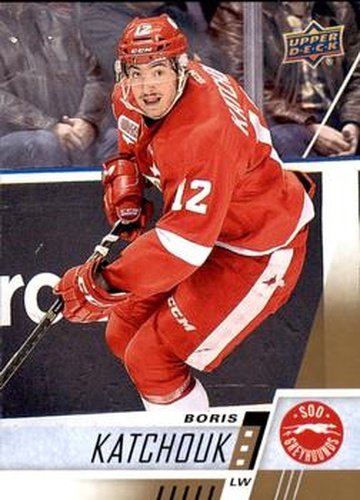 #152 Boris Katchouk - Sault Ste. Marie Greyhounds - 2017-18 Upper Deck CHL Hockey