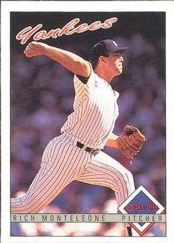 #152 Rich Monteleone - New York Yankees - 1993 O-Pee-Chee Baseball