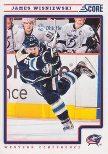 #152 James Wisniewski - Columbus Blue Jackets - 2012-13 Score Hockey