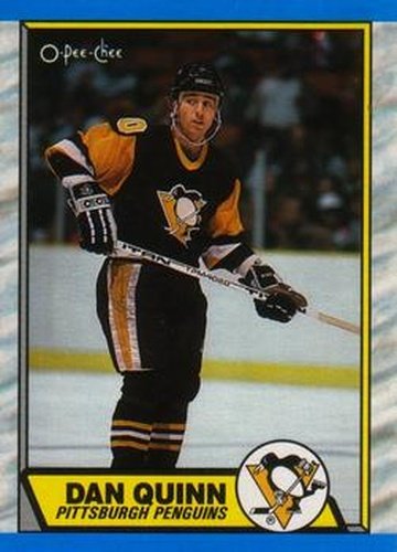 #152 Dan Quinn - Pittsburgh Penguins - 1989-90 O-Pee-Chee Hockey