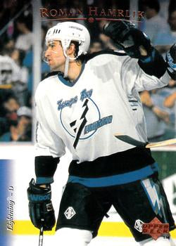 #152 Roman Hamrlik - Tampa Bay Lightning - 1995-96 Upper Deck Hockey