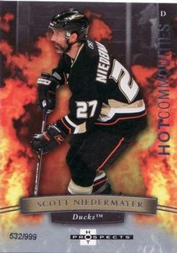 #152 Scott Niedermayer - Anaheim Ducks - 2007-08 Fleer Hot Prospects Hockey