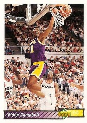 #152 Elden Campbell - Los Angeles Lakers - 1992-93 Upper Deck Basketball