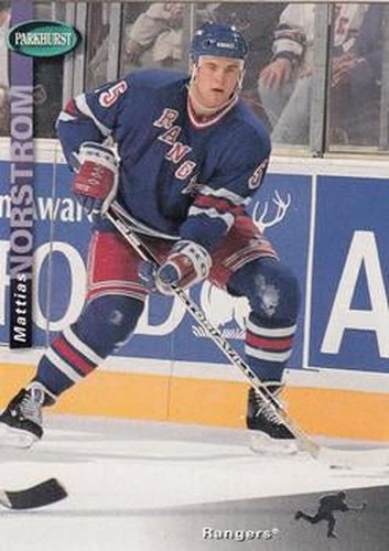 #152 Mattias Norstrom - New York Rangers - 1994-95 Parkhurst Hockey