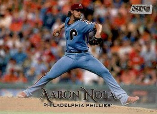 #152 Aaron Nola - Philadelphia Phillies - 2019 Stadium Club Baseball
