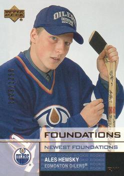 #152 Ales Hemsky - Edmonton Oilers - 2002-03 Upper Deck Foundations Hockey