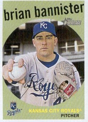#152 Brian Bannister - Kansas City Royals - 2008 Topps Heritage Baseball